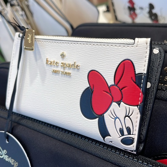 Kate Spade Disney X Kate Spade New York Minnie Small Slim Bifold Wallet
NWT - Picture 9 of 16
